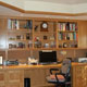 den with built-in bookcase