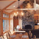 eating area and living room