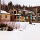 exterior of house in winter