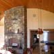 interior with fireplace
