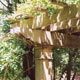 detail of arbor