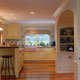 view into kitchen