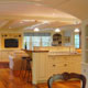 View into kitchen and living room