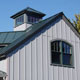 Detail of garage roof