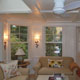 Interior of sunroom