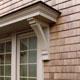 exterior detail of windows molding