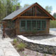 exterior of pool house